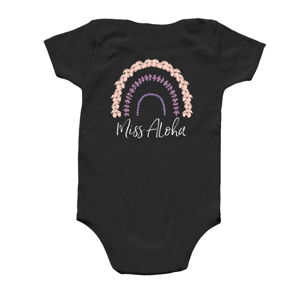 Baby Girl Onesie - Miss Aloha 2.0 Na Lei